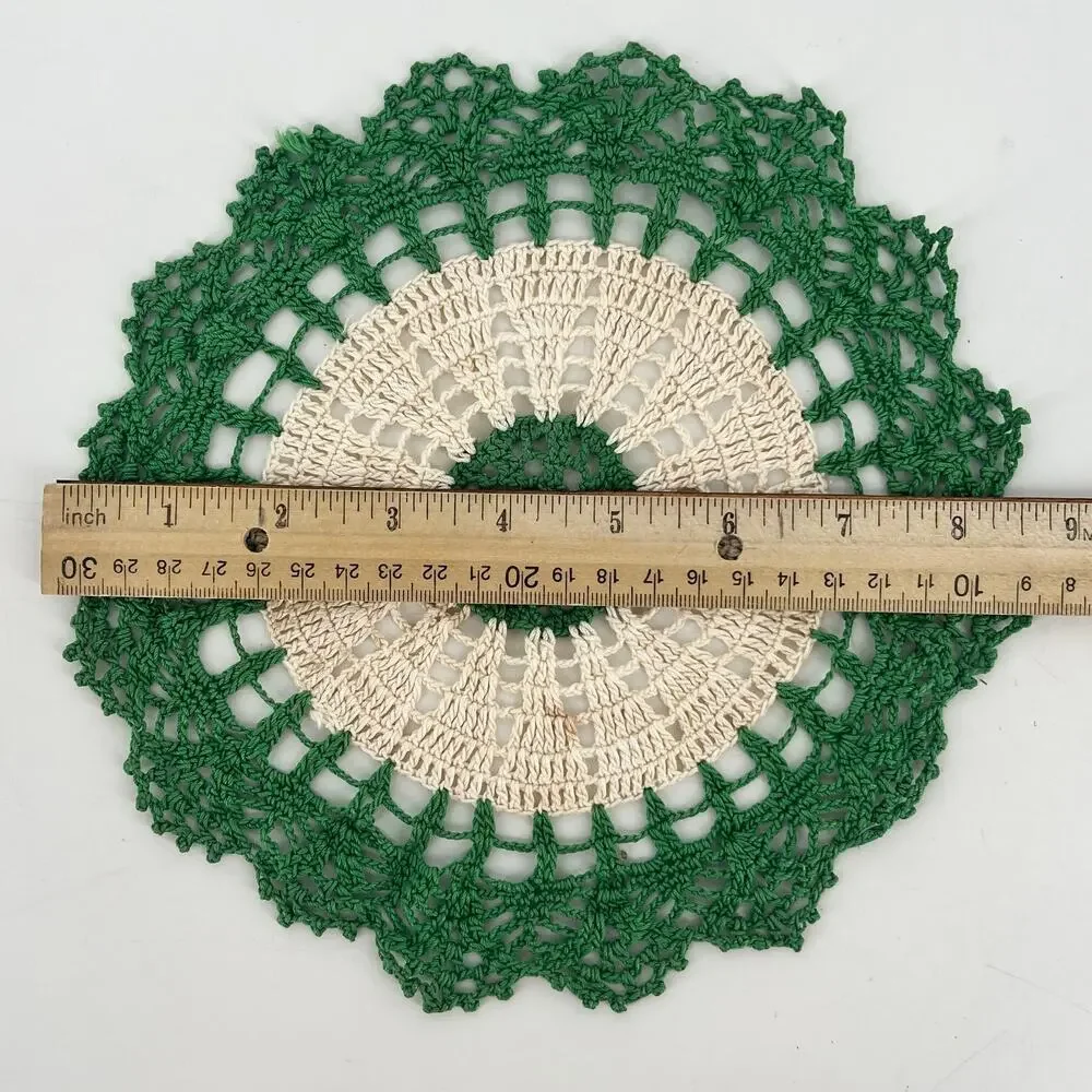70s Crochet Doily Cottage 1970s Vintage